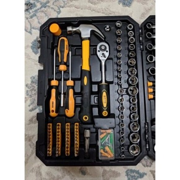 New 158 Piece Tool Set-General Household Hand Tool Kit,Auto Repair Tool Set - Picture 2 of 3